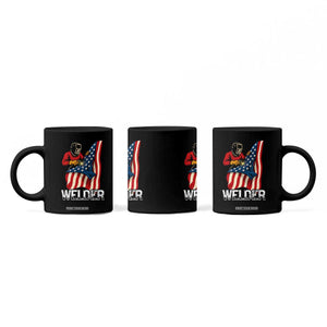 Welder Patriotic American Flag Coffee Mug TS14 Print Your Wear