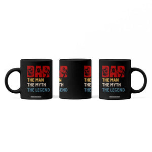 Dad The Man The Myth The Legend Coffee Mug Funny Welder Welding TS14 Print Your Wear