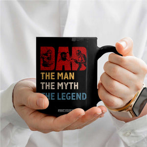 Dad The Man The Myth The Legend Coffee Mug Funny Welder Welding TS14 Print Your Wear