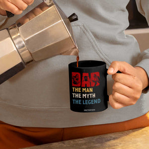 Dad The Man The Myth The Legend Coffee Mug Funny Welder Welding TS14 Print Your Wear