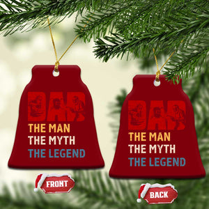 Dad The Man The Myth The Legend Ceramic Ornament Funny Welder Welding TS14 Print Your Wear
