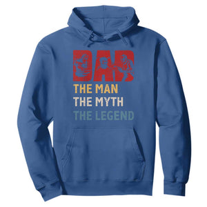 Dad The Man The Myth The Legend Hoodie Funny Welder Welding TS14 Royal Blue Print Your Wear