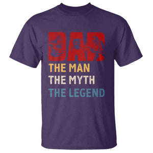 Dad The Man The Myth The Legend T Shirt Funny Welder Welding TS14 Purple Print Your Wear