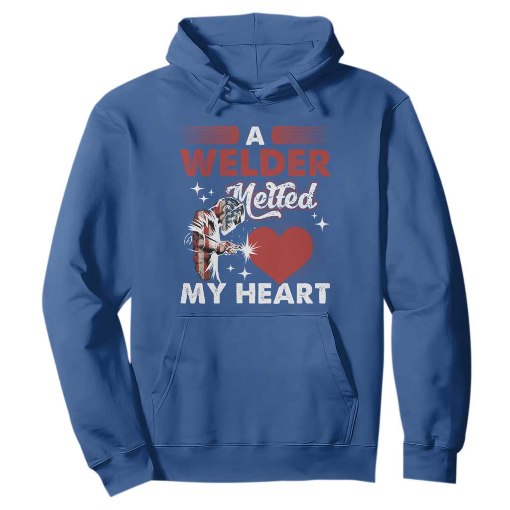 Funny Welding Welder Wife Girlfriend Hoodie TS14 Royal Blue Print Your Wear