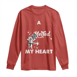 Funny Welding Welder Wife Girlfriend Long Sleeve Shirt TS14 Red Print Your Wear