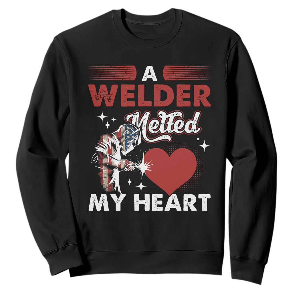 Funny Welding Welder Wife Girlfriend Sweatshirt TS14 Black Print Your Wear