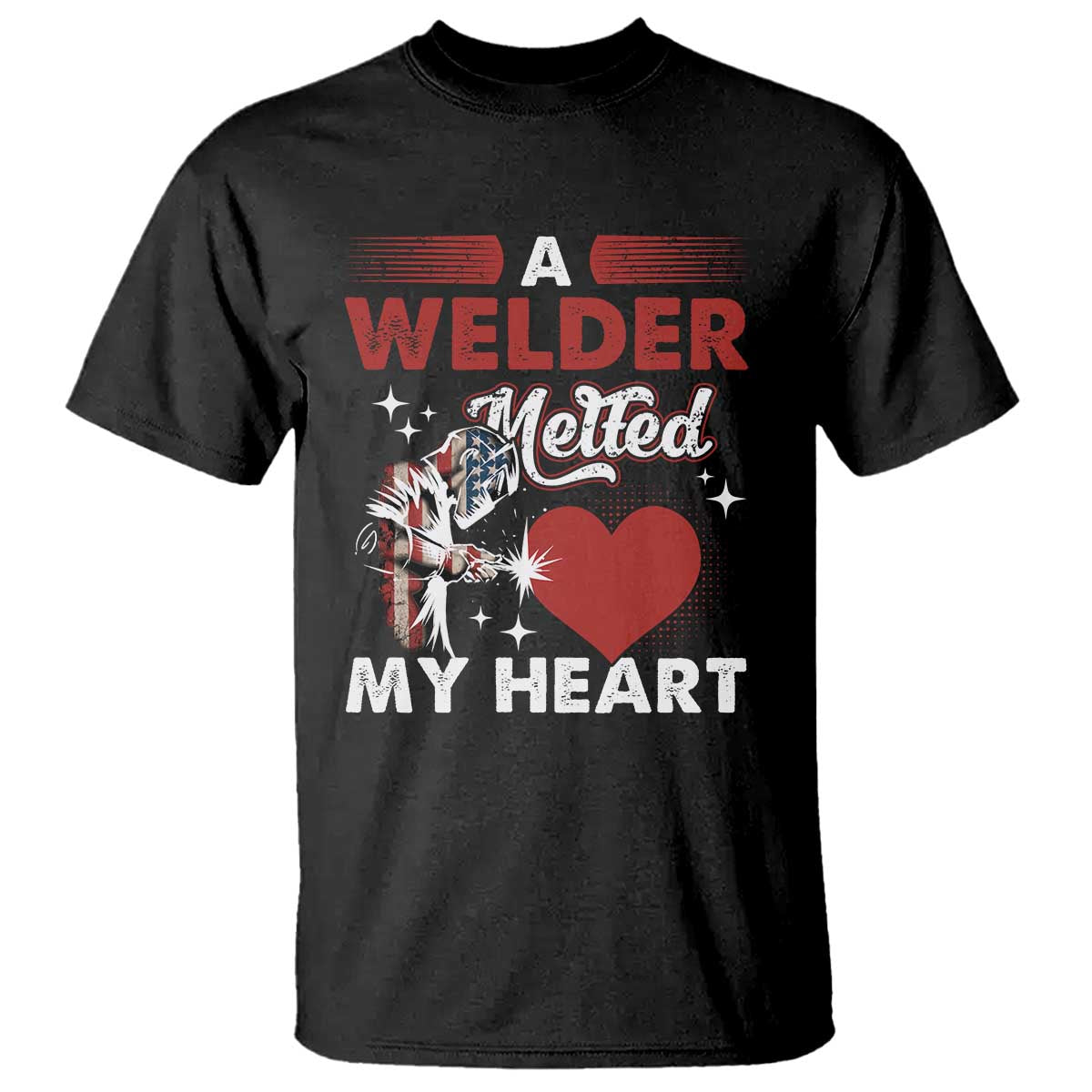 Funny Welding Welder Wife Girlfriend T Shirt TS14 Black Print Your Wear