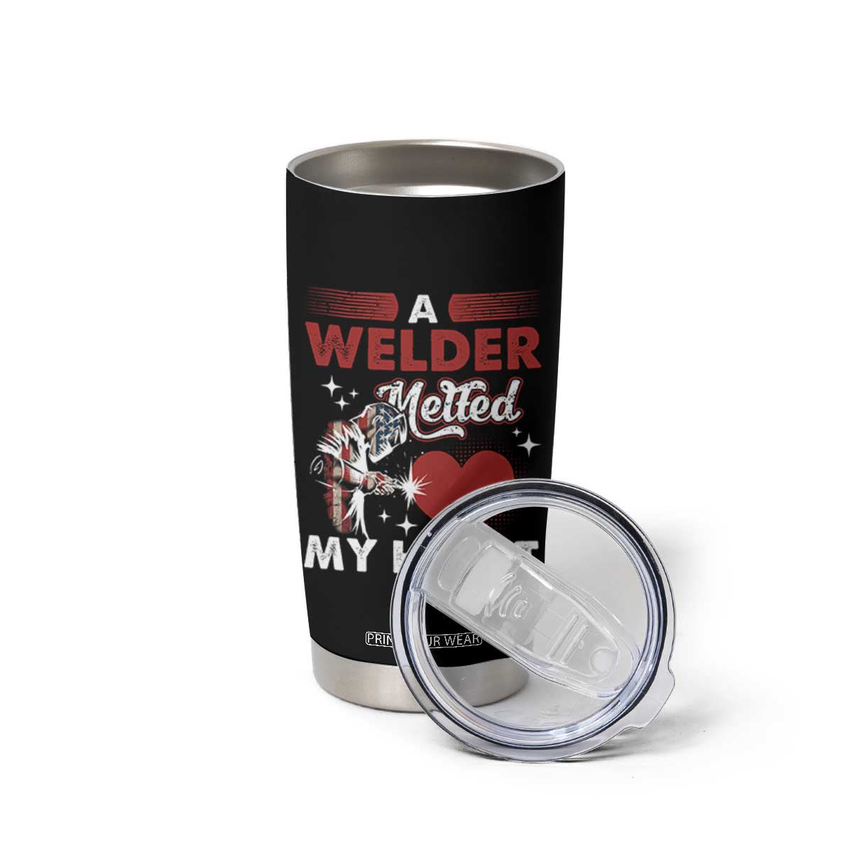 Funny Welding Welder Wife Girlfriend Tumbler Cup TS14 Print Your Wear