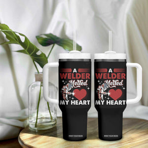 Funny Welding Welder Wife Girlfriend Tumbler With Handle TS14 Print Your Wear