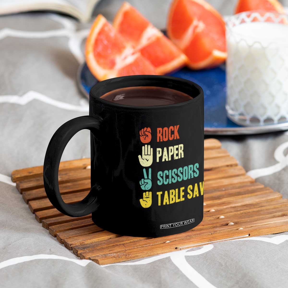 Funny Woodworker Coffee Mug Rock Paper Scissors Table Saw TS14 Print Your Wear
