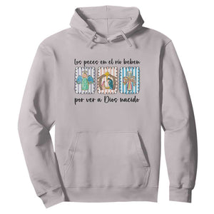 Nativity Scene Christian Christmas Hoodie Feliz Navidad TS14 Ice Gray Print Your Wear