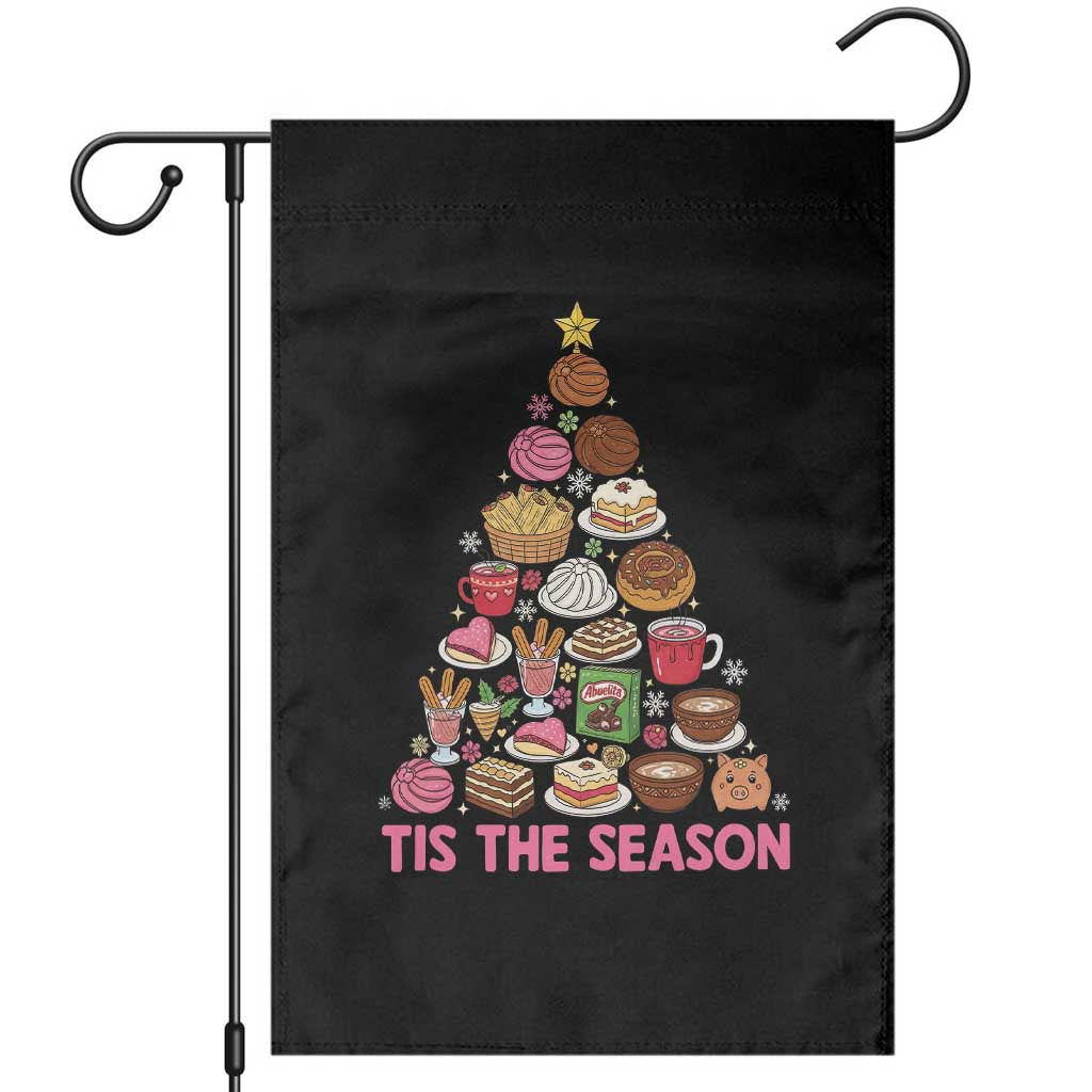 Tis The Season Mexican Christmas Garden Flag TS14 Black Print Your Wear