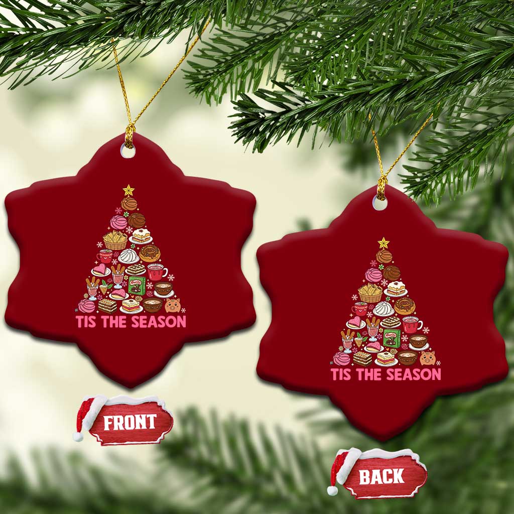 Tis The Season Mexican Christmas Ceramic Ornament TS14 Print Your Wear