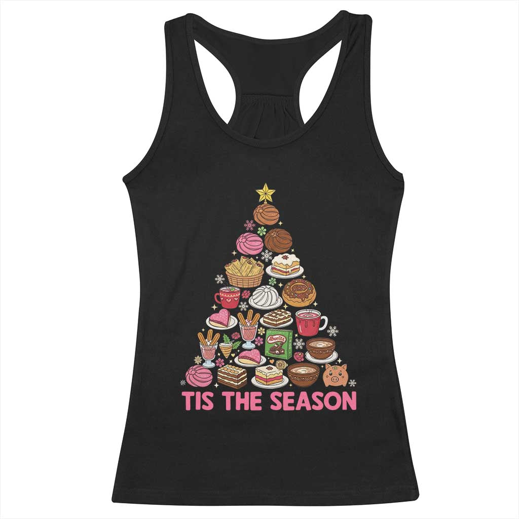 Tis The Season Mexican Christmas Racerback Tank Top TS14 Black Print Your Wear