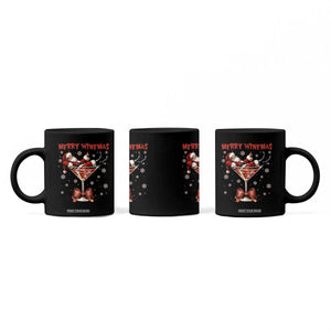 Funny Christmas Wine Coffee Mug Santa Feeling Xmas TS14 Print Your Wear