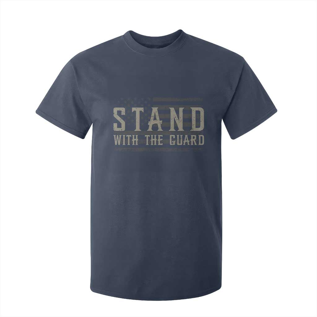Stand With The Guard T Shirt For Kid DC Guardsmen TS14 Navy Print Your Wear