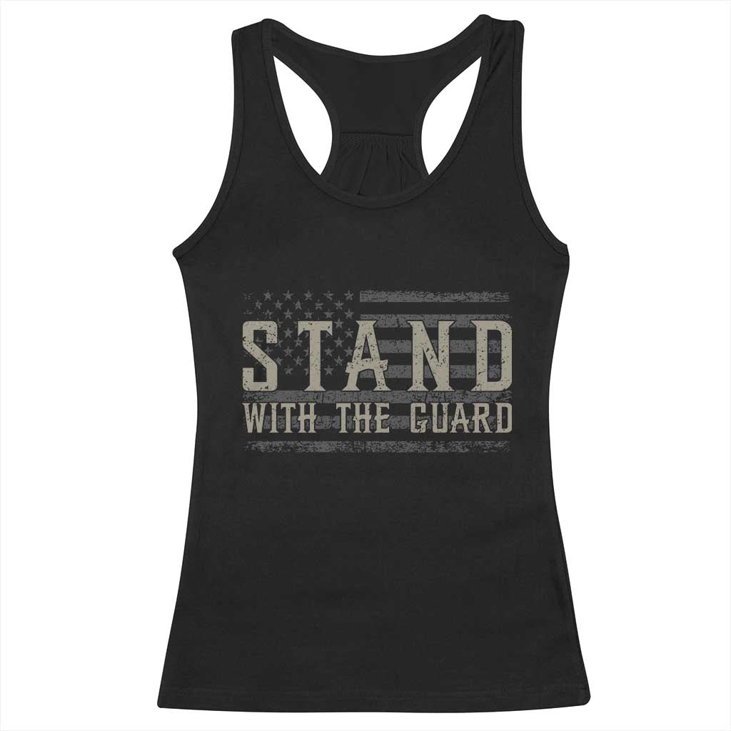 Stand With The Guard Racerback Tank Top DC Guardsmen TS14 Black Print Your Wear