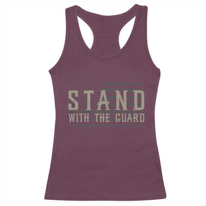 Stand With The Guard Racerback Tank Top DC Guardsmen TS14 Maroon Print Your Wear
