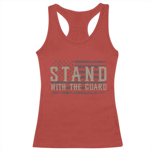 Stand With The Guard Racerback Tank Top DC Guardsmen TS14 Red Print Your Wear