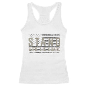 Stand With The Guard Racerback Tank Top DC Guardsmen TS14 White Print Your Wear
