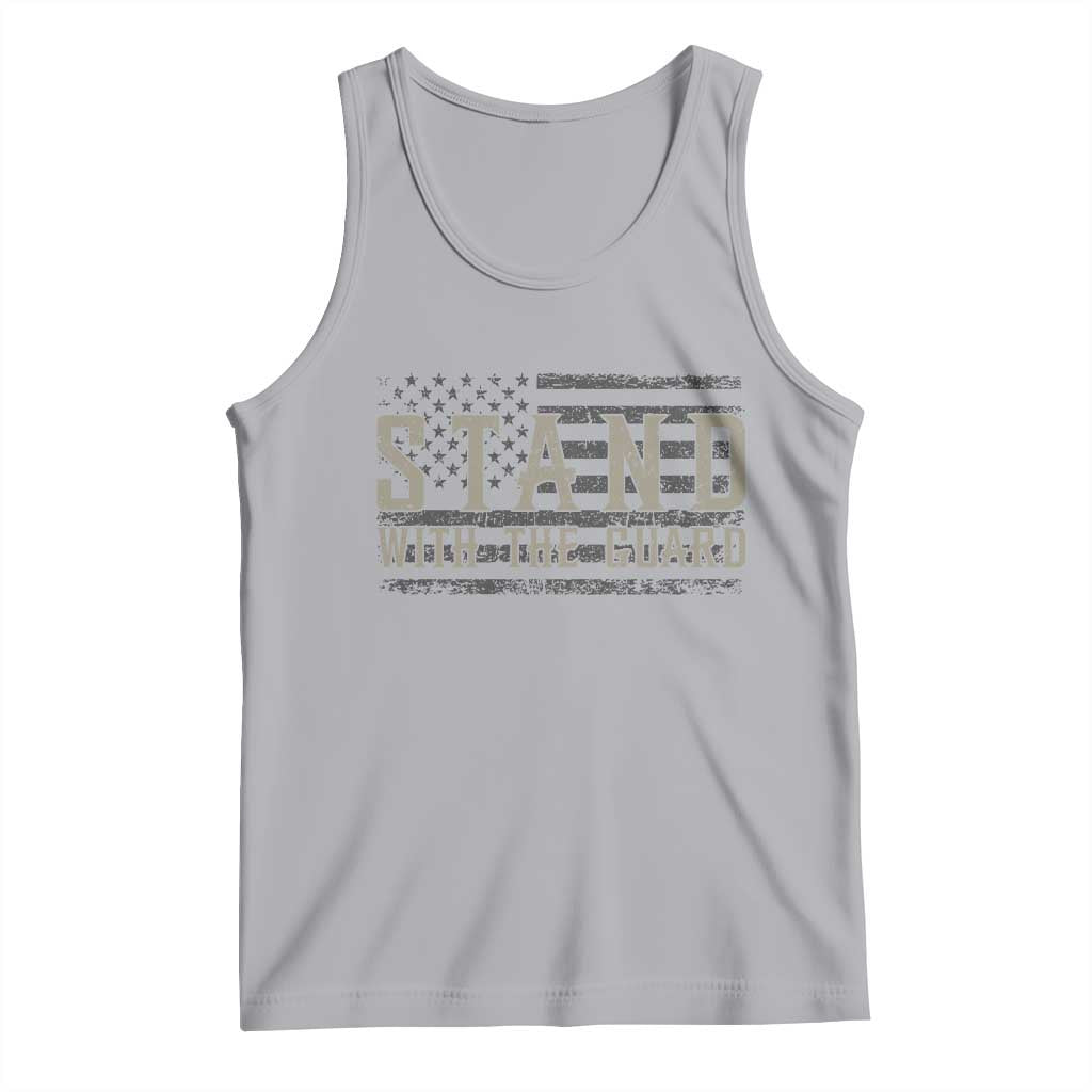 Stand With The Guard Tank Top DC Guardsmen TS14 Athletic Heather Print Your Wear