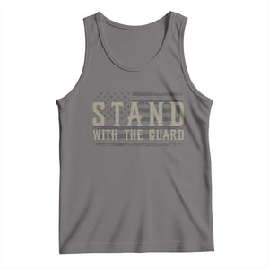 Stand With The Guard Tank Top DC Guardsmen TS14 Deep Heather Print Your Wear