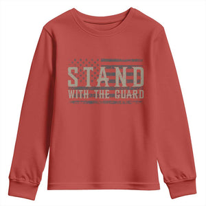 Stand With The Guard Youth Sweatshirt DC Guardsmen TS14 Red Print Your Wear