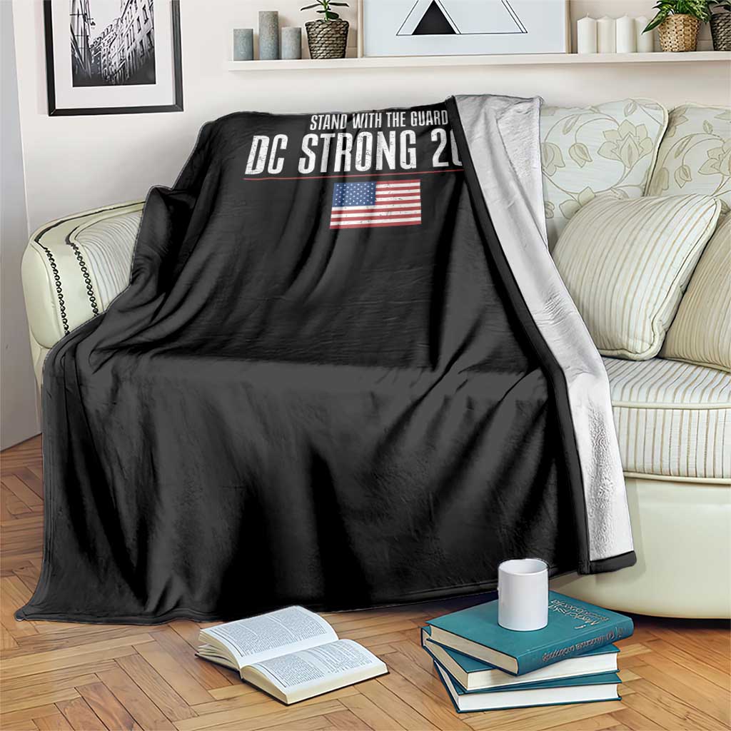 Stand With The Guard Throw Blanket DC Guardsmen 2026 TS14 Print Your Wear
