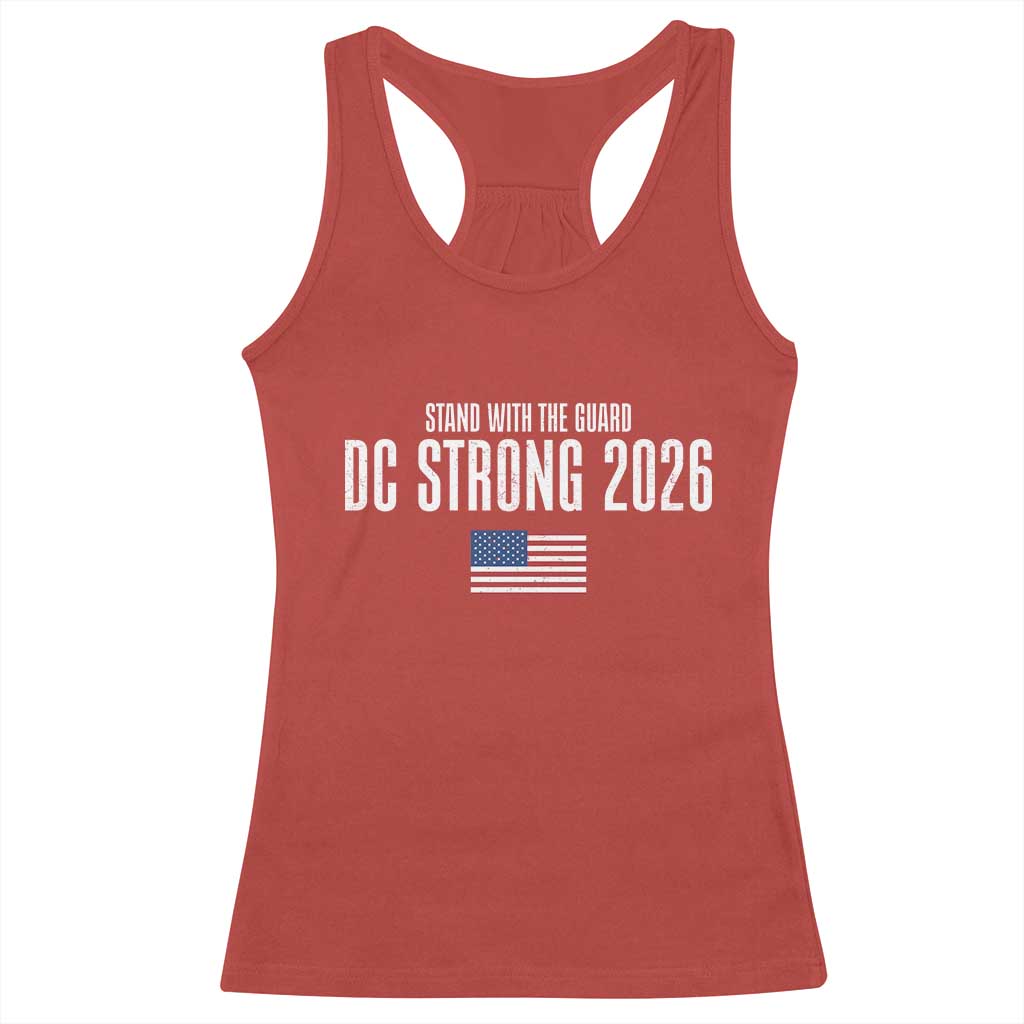 Stand With The Guard Racerback Tank Top DC Guardsmen 2026 TS14 Red Print Your Wear
