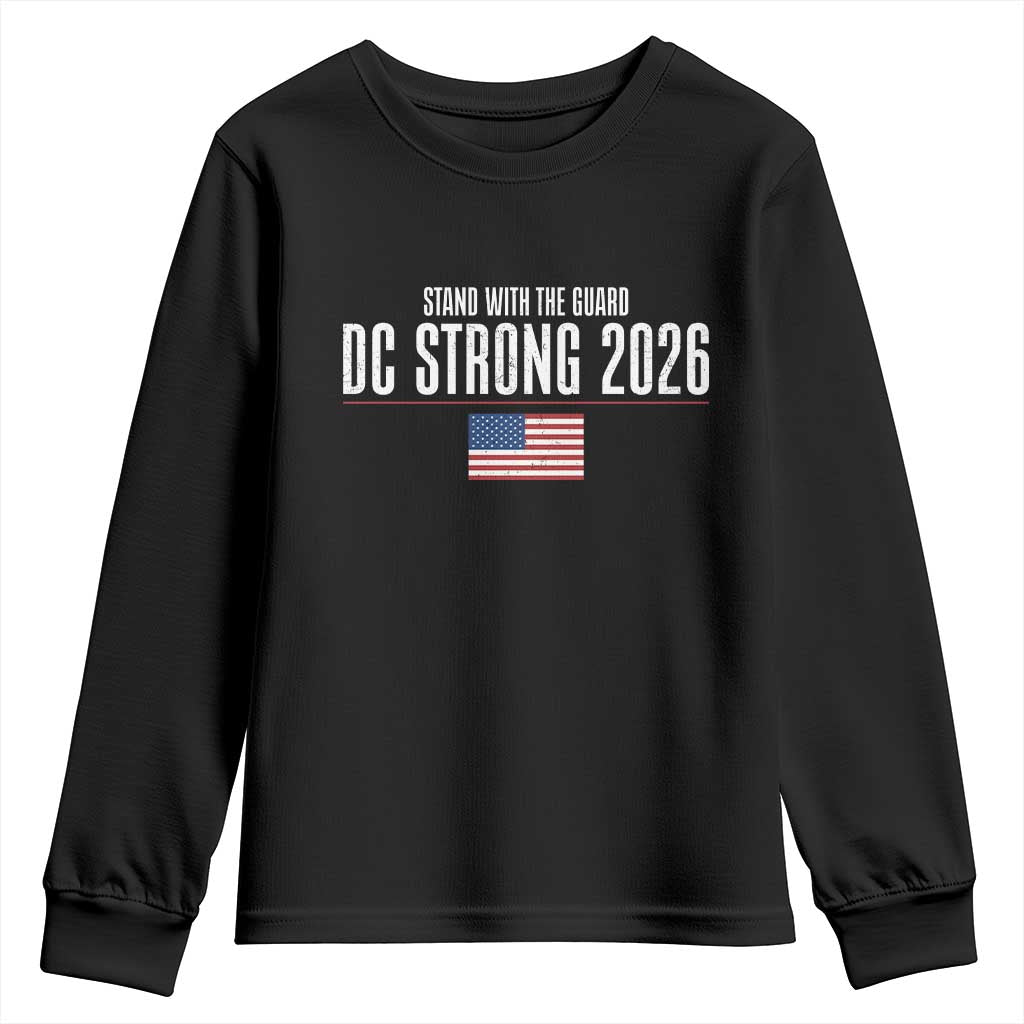 Stand With The Guard Youth Sweatshirt DC Guardsmen 2026 TS14 Black Print Your Wear
