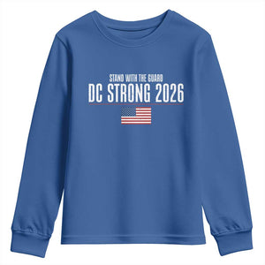 Stand With The Guard Youth Sweatshirt DC Guardsmen 2026 TS14 Royal Blue Print Your Wear