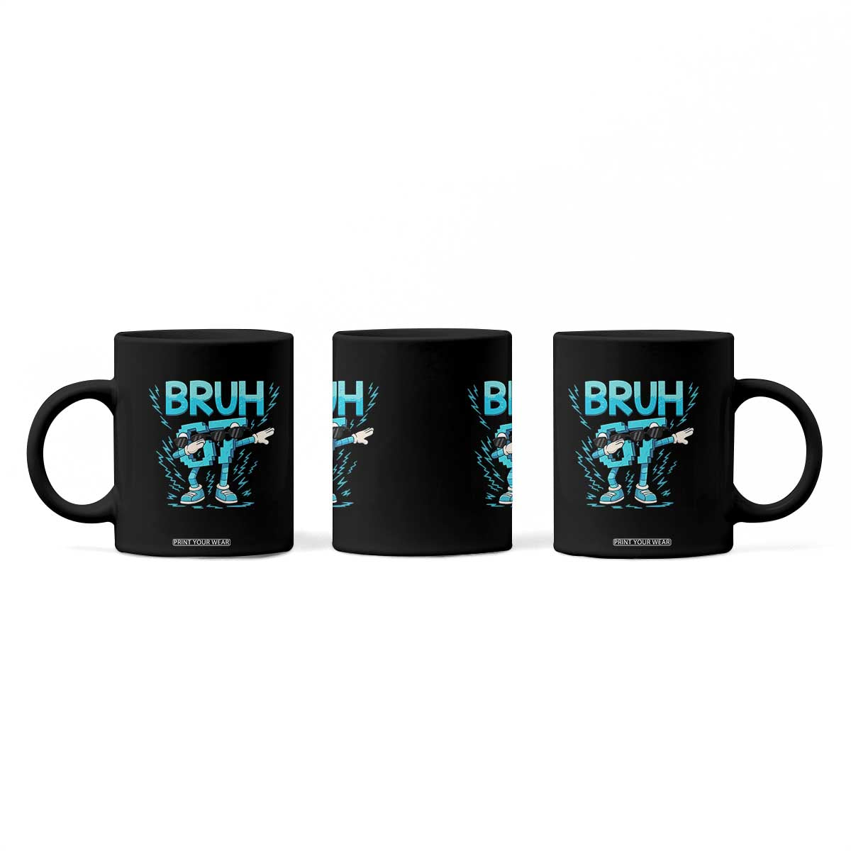 67 Bruh Meme Coffee Mug Funny Six Seven Italian Brainrot TS14 Print Your Wear
