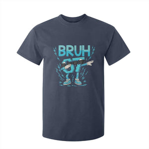 67 Bruh Meme T Shirt For Kid Funny Six Seven Italian Brainrot TS14 Navy Print Your Wear