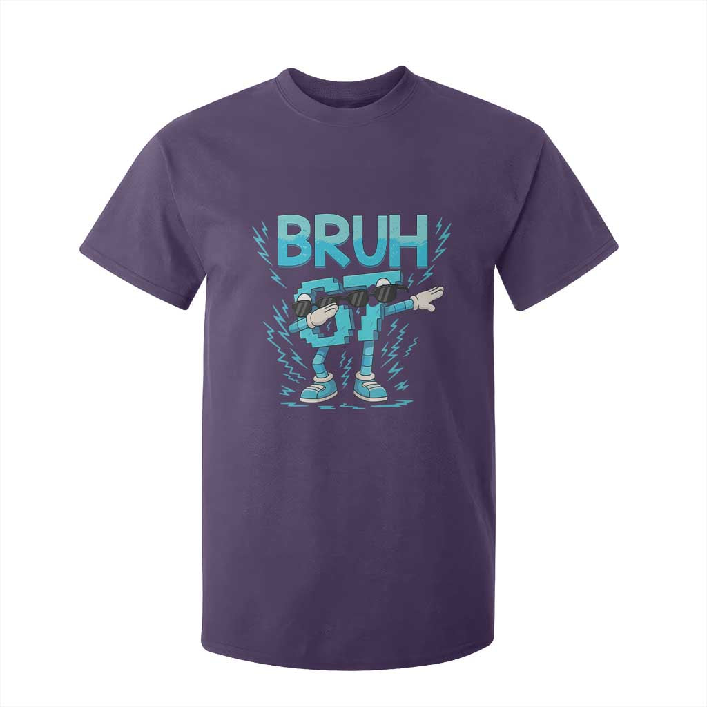 67 Bruh Meme T Shirt For Kid Funny Six Seven Italian Brainrot TS14 Purple Print Your Wear