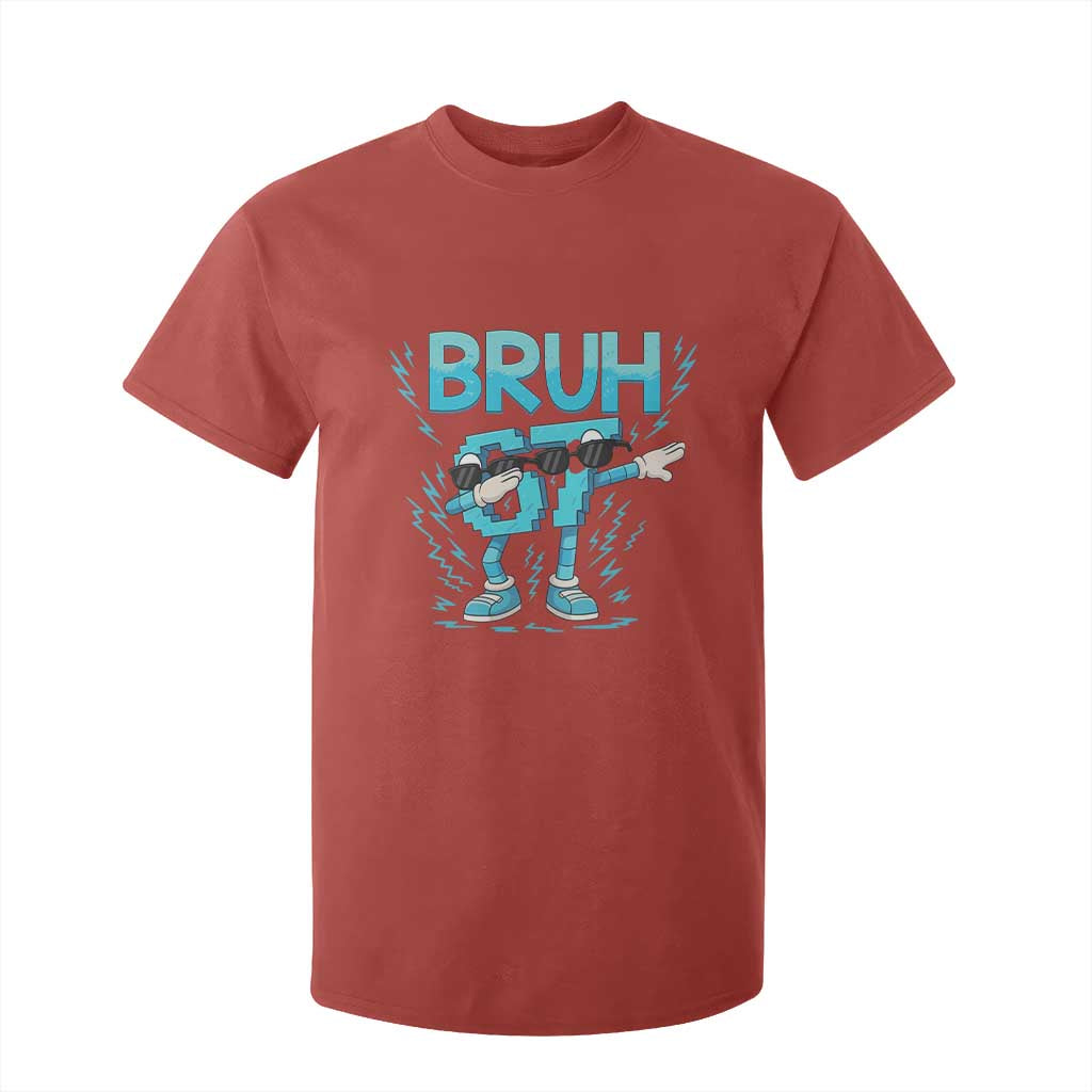 67 Bruh Meme T Shirt For Kid Funny Six Seven Italian Brainrot TS14 Red Print Your Wear