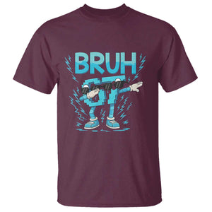 67 Bruh Meme T Shirt Funny Six Seven Italian Brainrot TS14 Maroon Print Your Wear