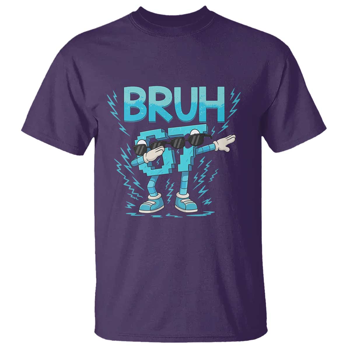 67 Bruh Meme T Shirt Funny Six Seven Italian Brainrot TS14 Purple Print Your Wear