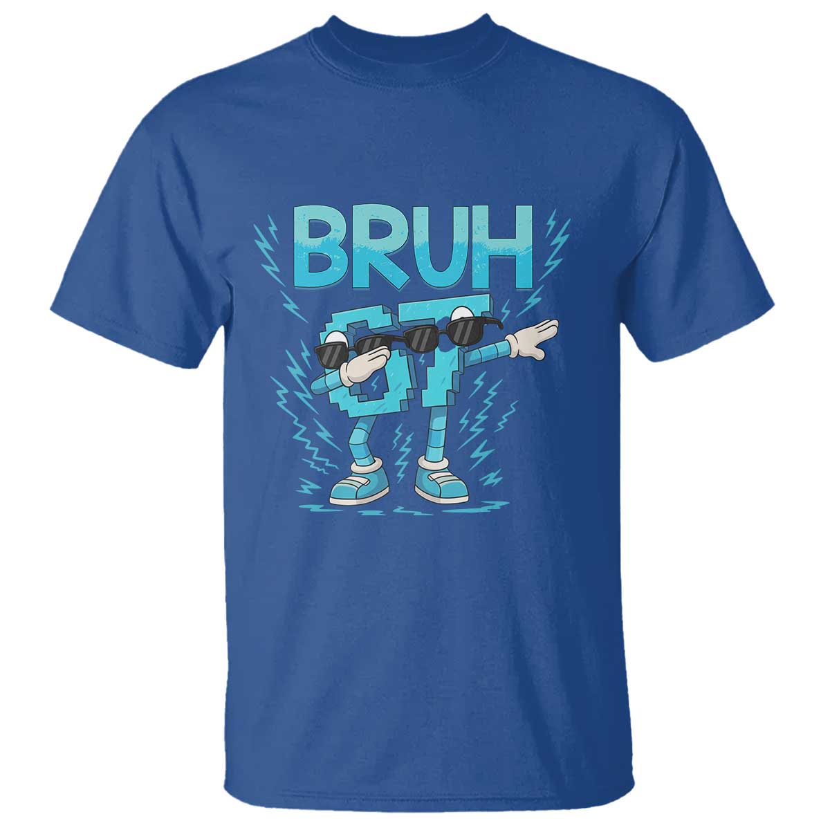 67 Bruh Meme T Shirt Funny Six Seven Italian Brainrot TS14 Royal Blue Print Your Wear