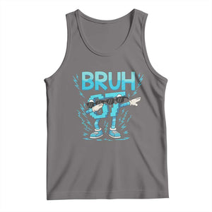 67 Bruh Meme Tank Top Funny Six Seven Italian Brainrot TS14 Deep Heather Print Your Wear