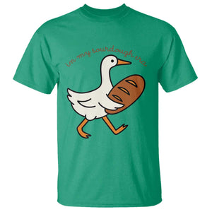 In My Sourdough Era T Shirt - Funny Silly Goose Sourdough Baker Humor Tee TS14 Irish Green Print Your Wear