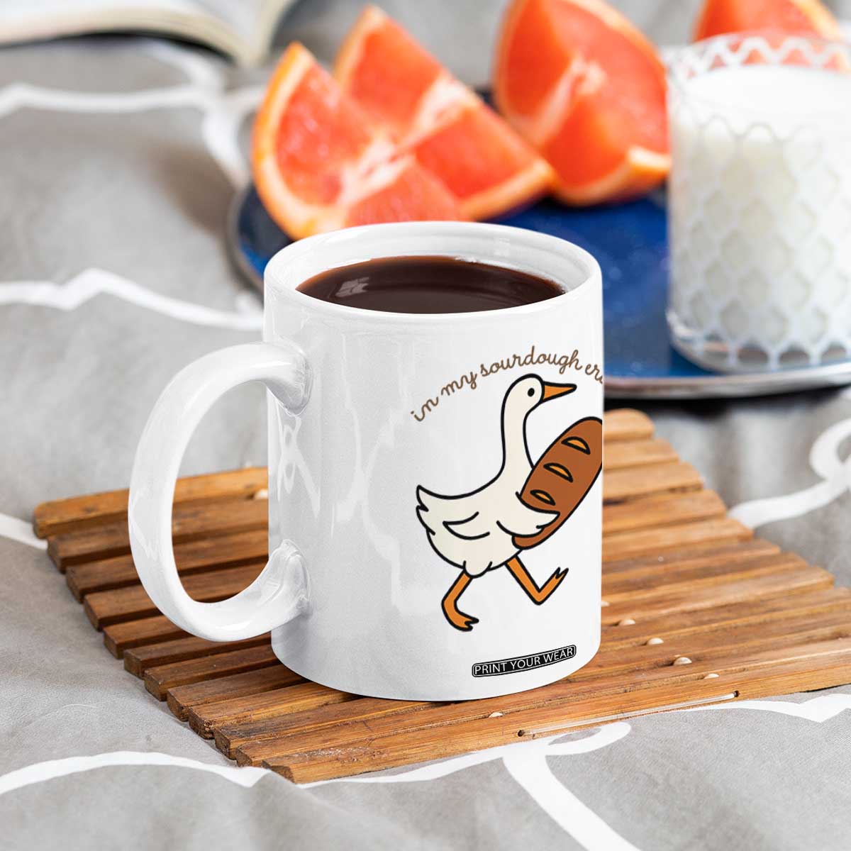 In My Sourdough Era Coffee Mug Funny Silly Goose Sourdough TS14 Print Your Wear