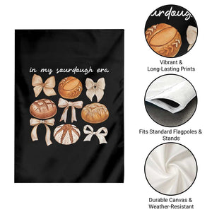 In My Sourdough Era Garden Flag Coquette Bows Baking Bread Lover TS14 Print Your Wear