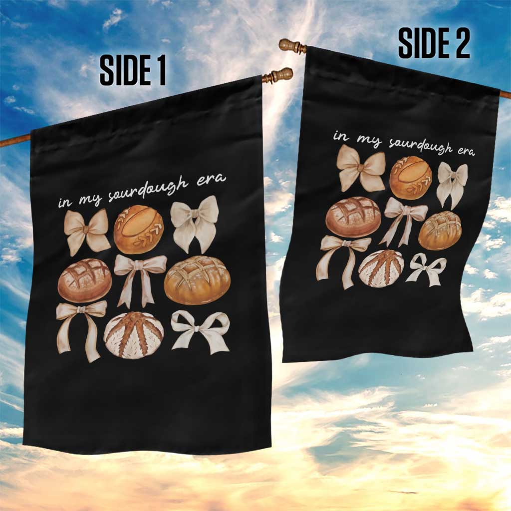 In My Sourdough Era Garden Flag Coquette Bows Baking Bread Lover TS14 Print Your Wear
