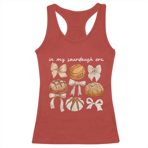 In My Sourdough Era Racerback Tank Top Coquette Bows Baking Bread Lover TS14 Red Print Your Wear