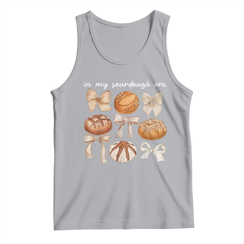 In My Sourdough Era Tank Top Coquette Bows Baking Bread Lover TS14 Athletic Heather Print Your Wear