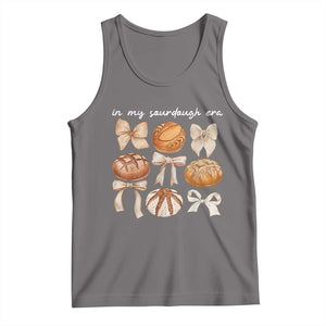 In My Sourdough Era Tank Top Coquette Bows Baking Bread Lover TS14 Deep Heather Print Your Wear