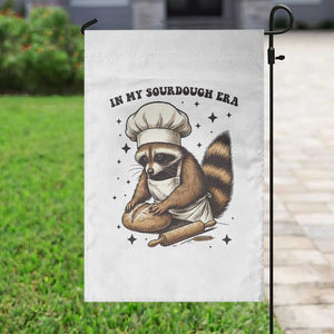 In My Sourdough Era Garden Flag Funny Raccoon Baker TS14 Print Your Wear