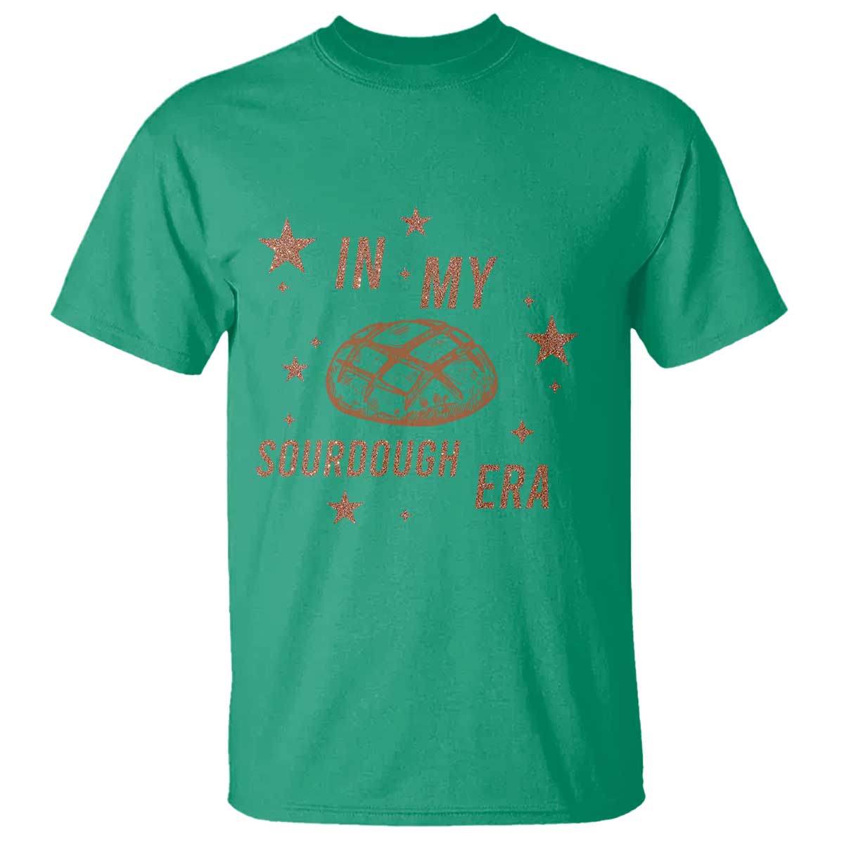 In My Sourdough Era T Shirt Funny Baking Bread Lover TS14 Irish Green Print Your Wear