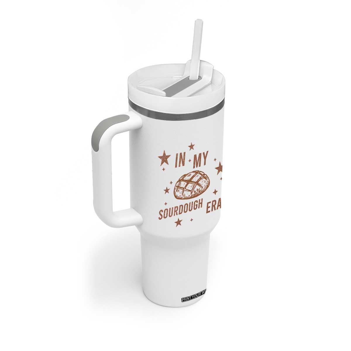 In My Sourdough Era Tumbler With Handle Funny Baking Bread Lover TS14 Print Your Wear