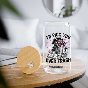 Valentine Racoon Trash Panda Glass Can I Would Pick You Over Trash TS14 Print Your Wear